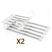 5-in-1 Multi-Functional Stainless Steel Wardrobe Hanger