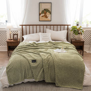 Autumn & Winter Milk Velvet Thickened Yarn-Dyed Blanket
