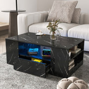 Modern LED Coffee Table with Storage