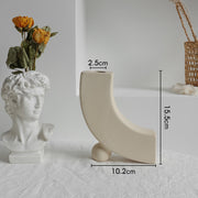 Simplicity Ceramic Vase – Home Decoration Ornament