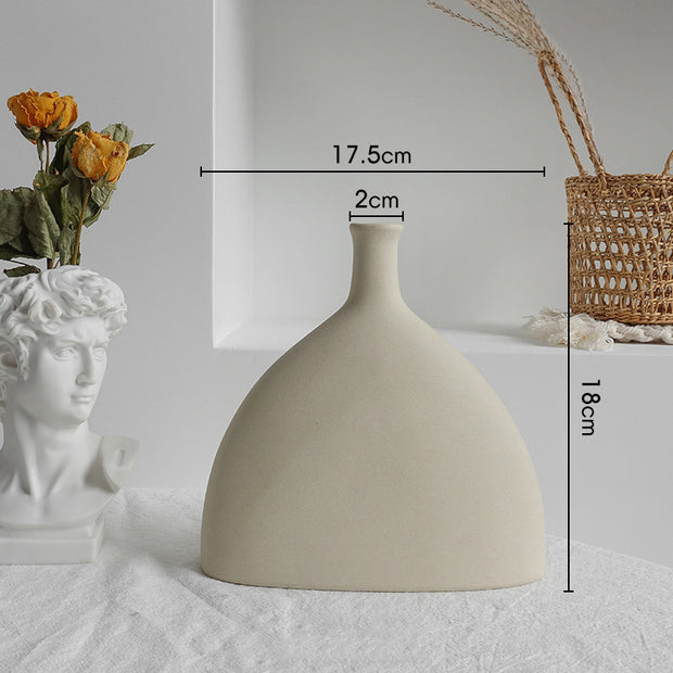 Simplicity Ceramic Vase – Home Decoration Ornament