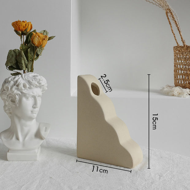 Simplicity Ceramic Vase – Home Decoration Ornament