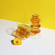 Nordic Colorful Glass Vase – Transparent Home Décor