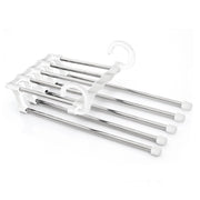5-in-1 Multi-Functional Stainless Steel Wardrobe Hanger