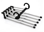 5-in-1 Multi-Functional Stainless Steel Wardrobe Hanger