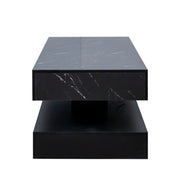 6.93" High Modern LED Coffee Table