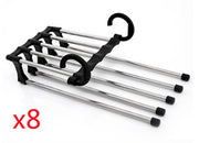 5-in-1 Multi-Functional Stainless Steel Wardrobe Hanger