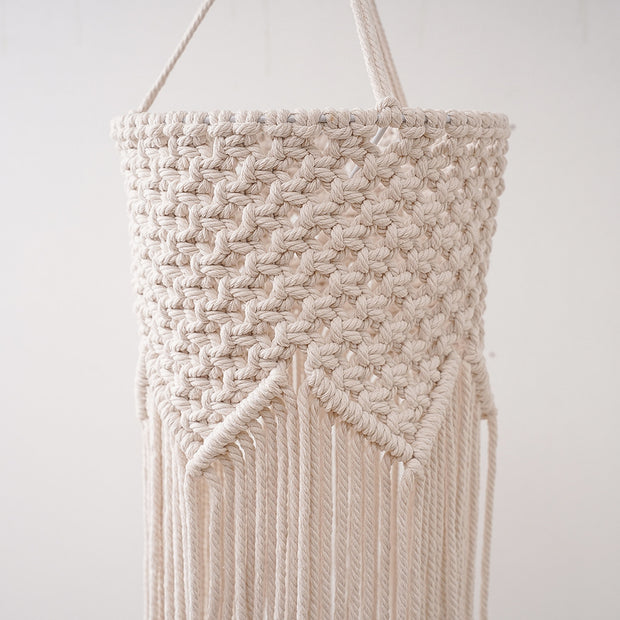 Hand-Woven Bohemian Chandelier Lampshade