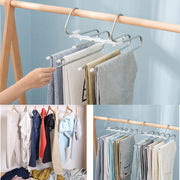 5-in-1 Multi-Functional Stainless Steel Wardrobe Hanger