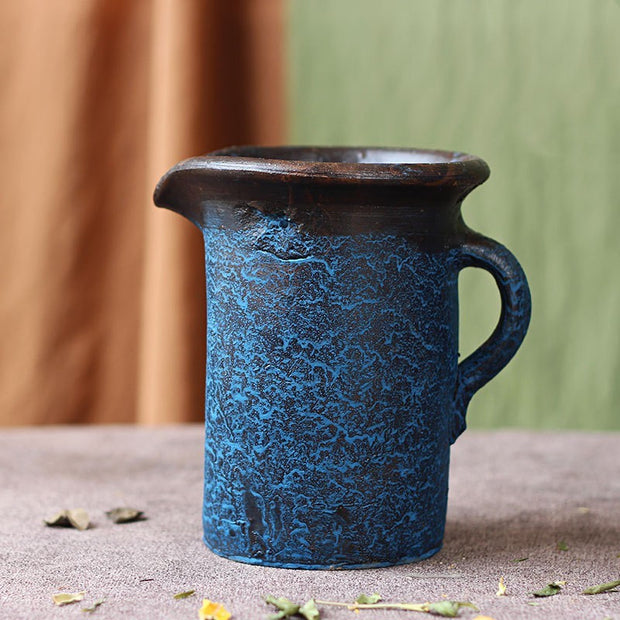 Ceramic Old Vases with Dried Flowers – Living Room Decor