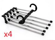 5-in-1 Multi-Functional Stainless Steel Wardrobe Hanger