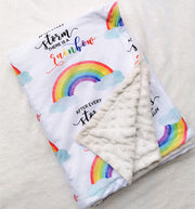 Baby Blankets for Newborns – Soft Small Quilt & Air-Conditioning Blanket