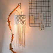 Hand-Woven Bohemian Chandelier Lampshade