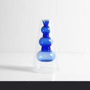 Nordic Colorful Glass Vase – Transparent Home Décor