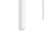 2-Pc Modern Tempered Glass Coffee Tea End Tables For Living Room