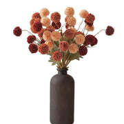 5 Autumn Dandelion Fake Flower Decoration Artificial Flowers
