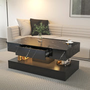 6.93" High Modern LED Coffee Table
