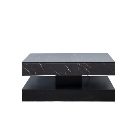 6.93" High Modern LED Coffee Table