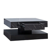 6.93" High Modern LED Coffee Table
