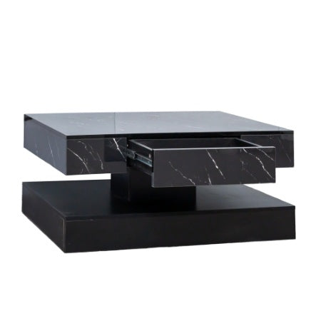 6.93" High Modern LED Coffee Table